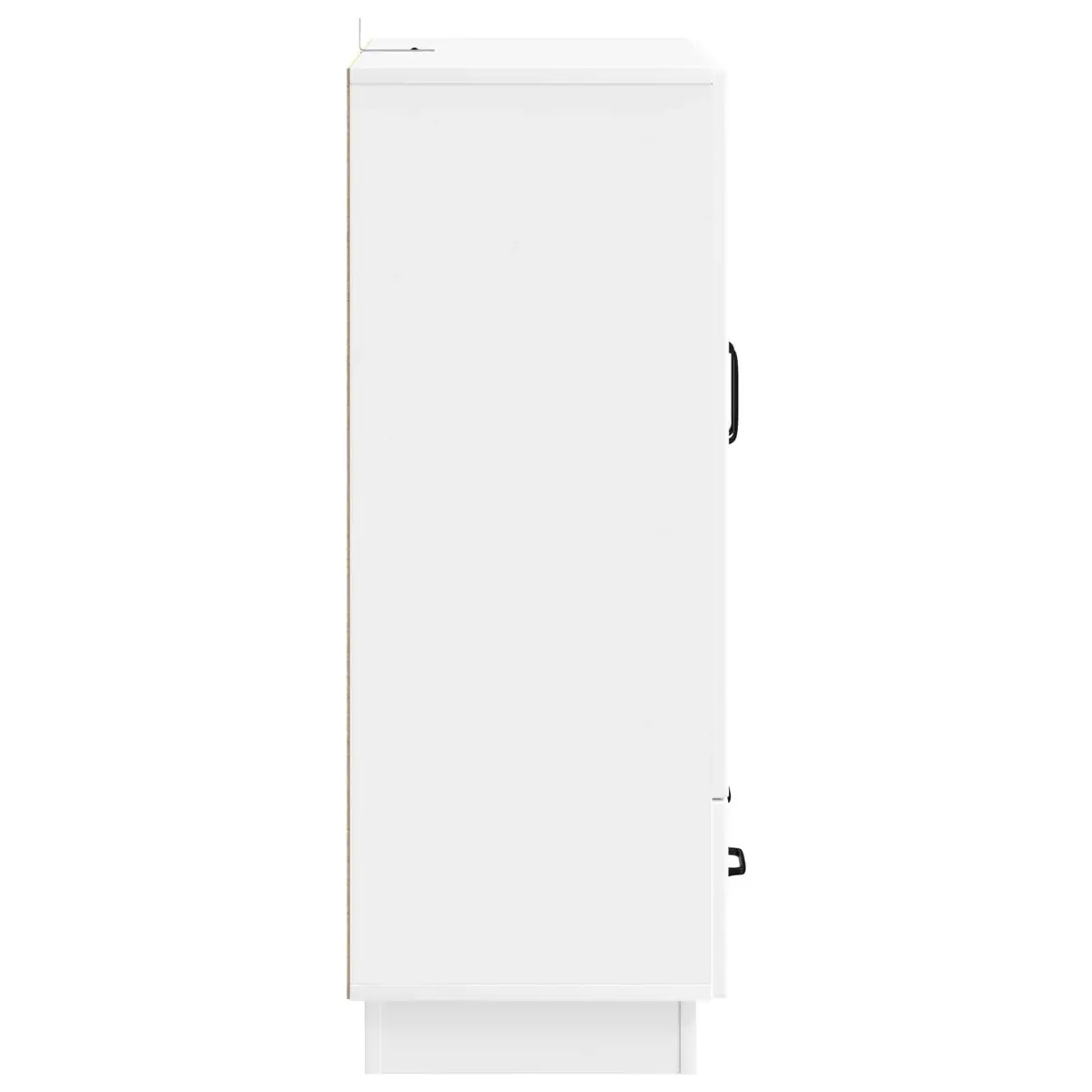 Sideboard Storage Cabinet White Engineered Wood 66cm