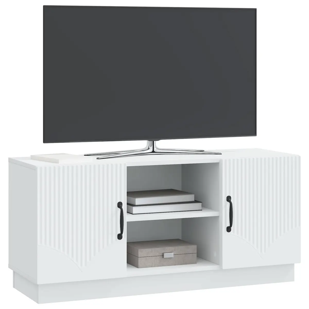 White TV Cabinet for Storage