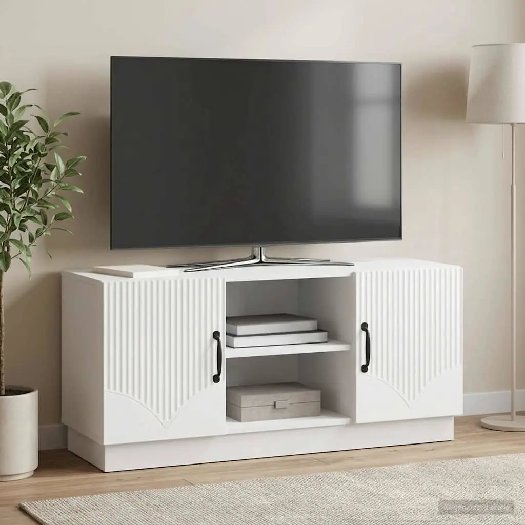 White TV Cabinet for Storage