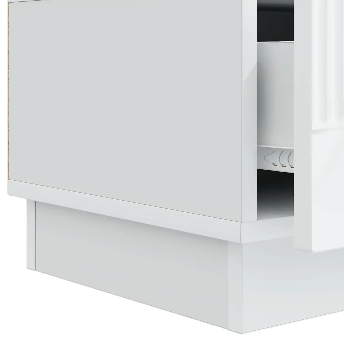TV Cabinet Entertainment Unit White Engineered Wood 147 x 34.5 x 27 cm
