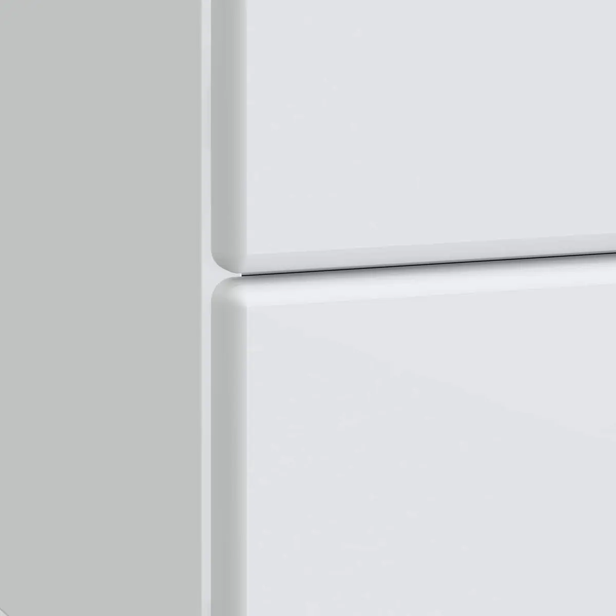Bedside Cabinet White 43 x 34.5 x 47.5 cm Nightstand Bedroom Storage Table