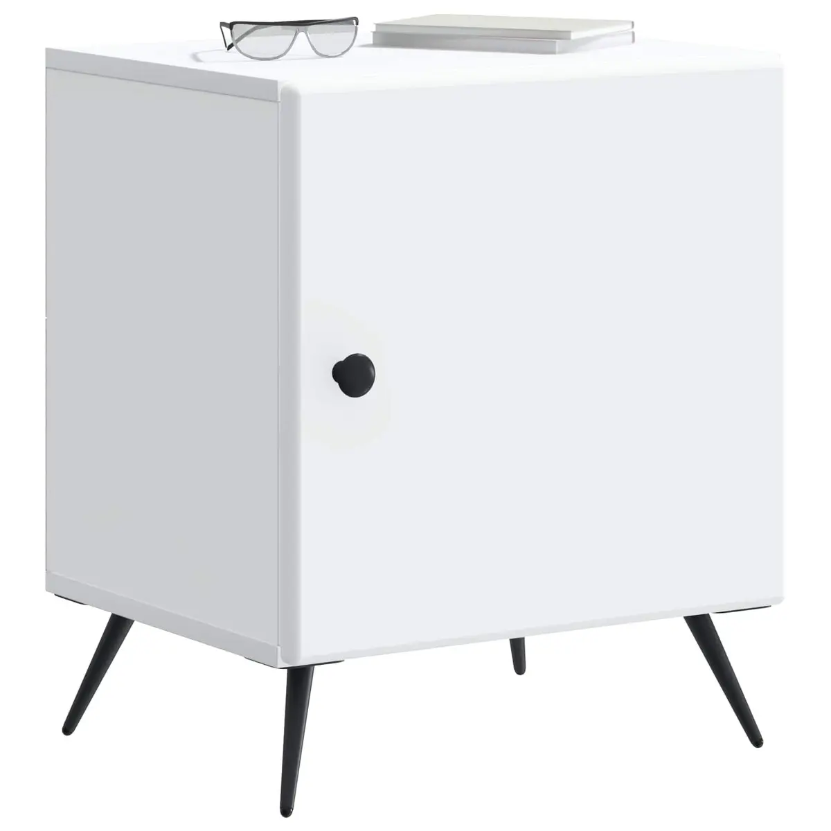 White Nightstand 43x34.5x50cm