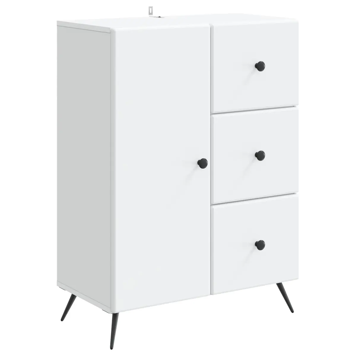Sideboard Buffet Storage Cabinet White 66x34.5x90cm