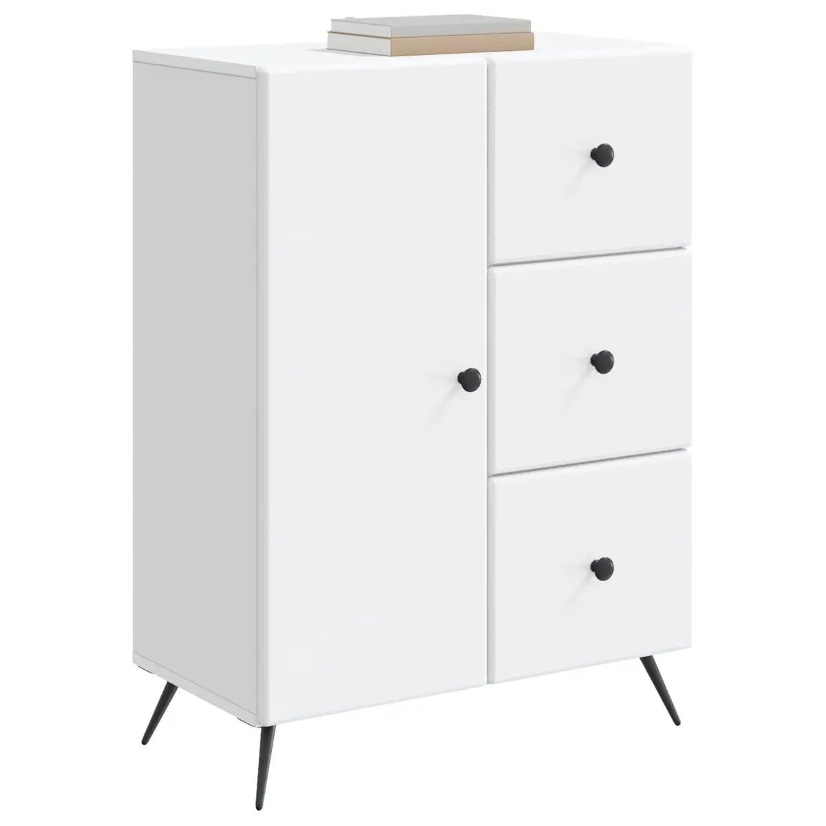 Sideboard Buffet Storage Cabinet White 66x34.5x90cm