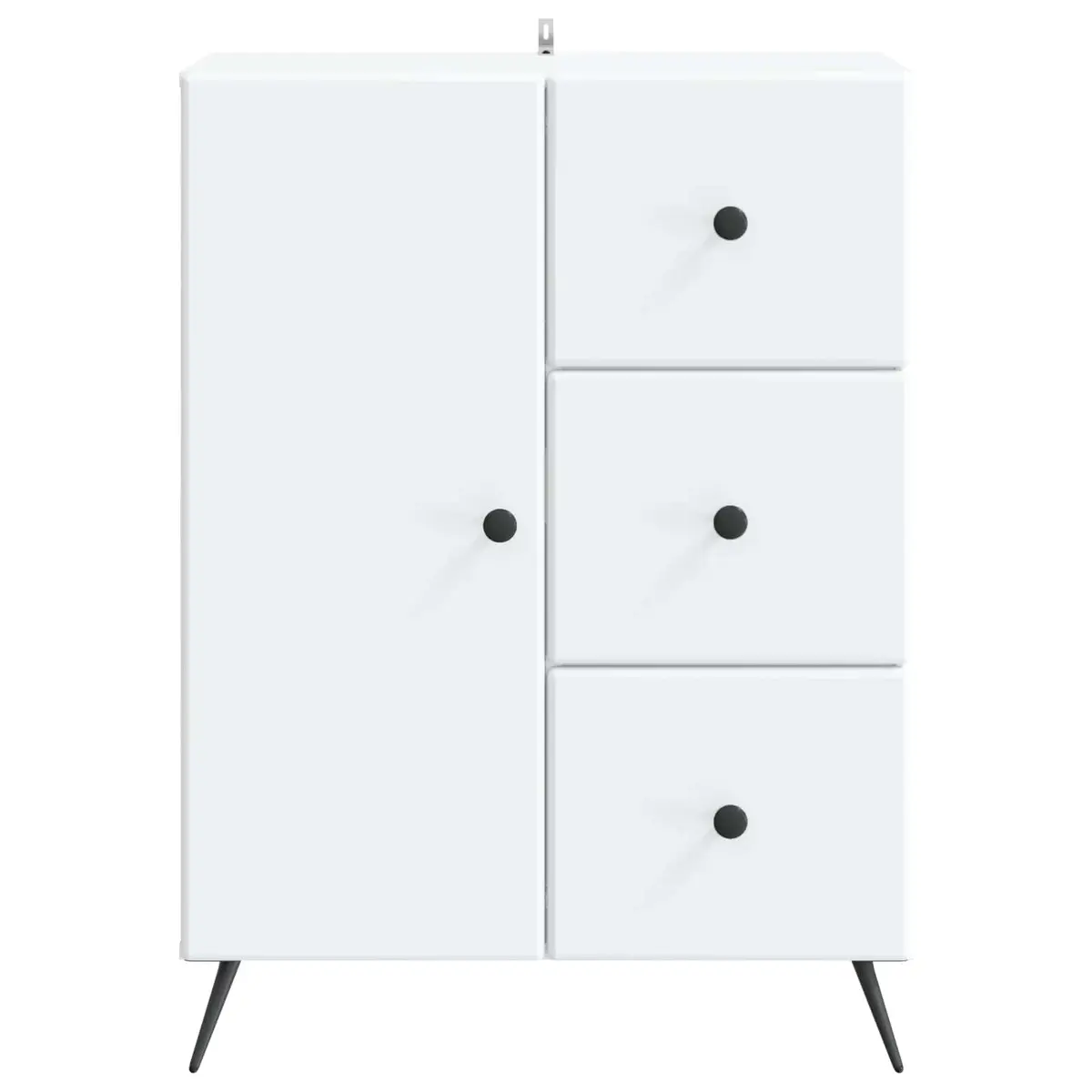 Sideboard Buffet Storage Cabinet White 66x34.5x90cm