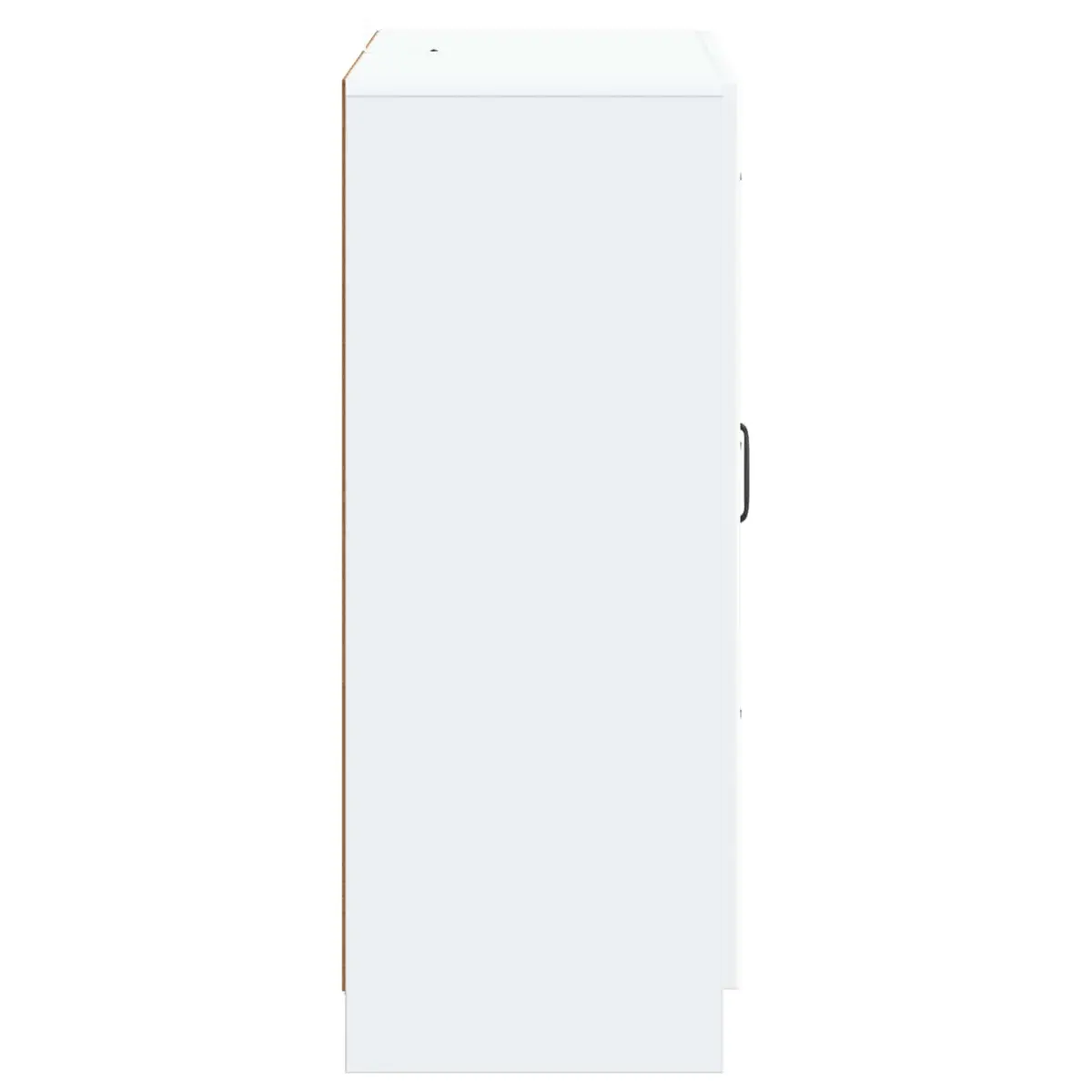 Sideboard Storage Cabinet Modern White Engineered Wood 66cm