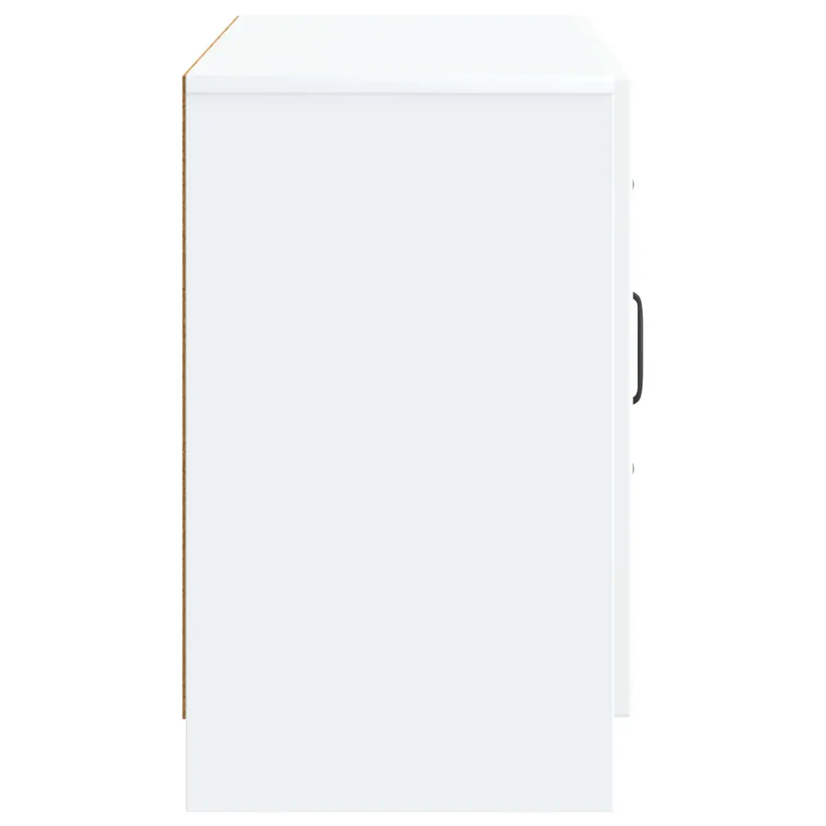 Sideboard Modern White Storage Cabinet 89 x 34.5 x 57 cm