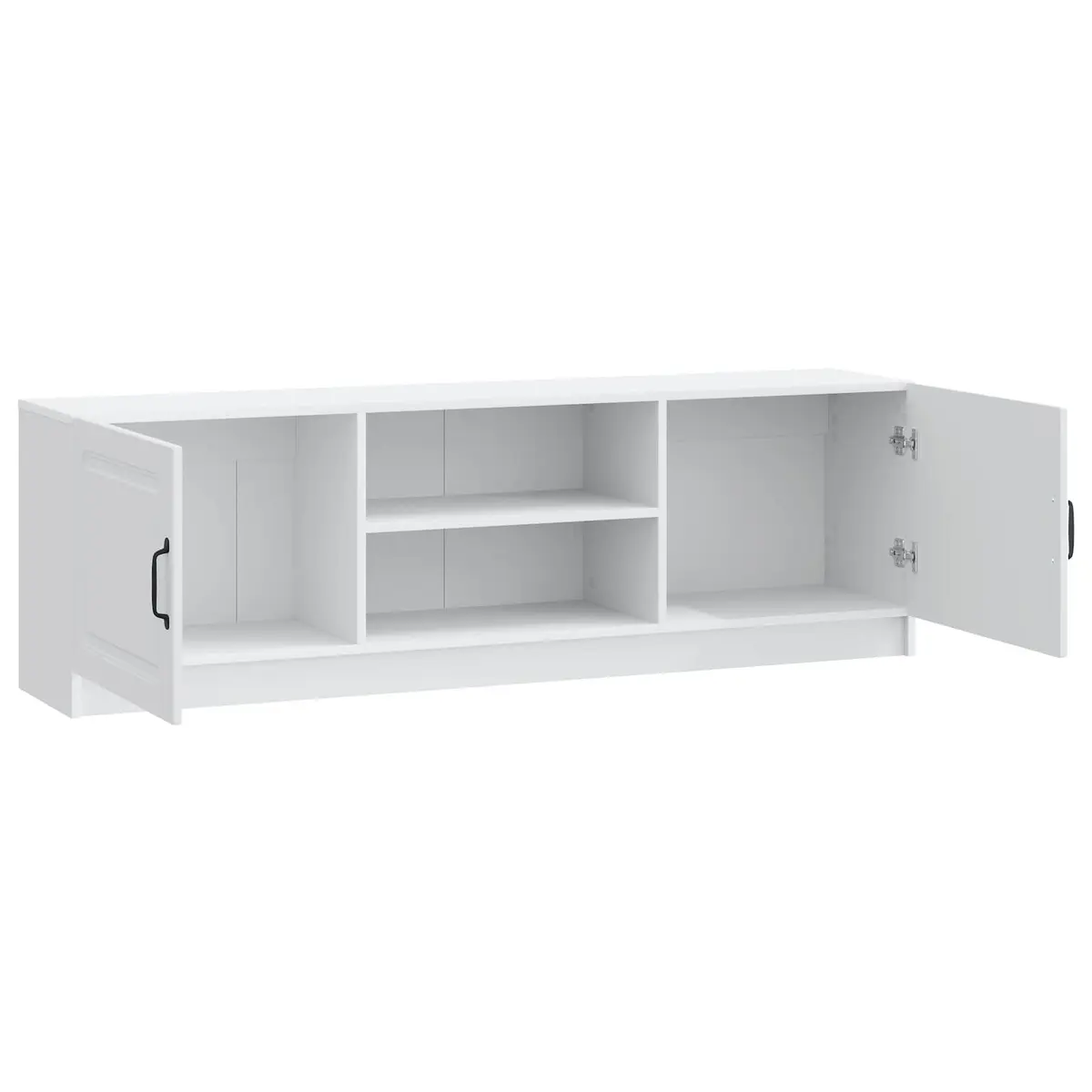 White TV Cabinet for Living Room Organization
