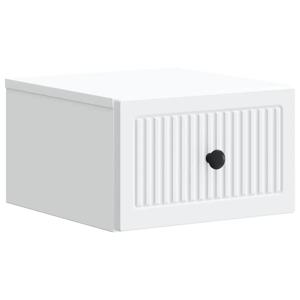 Floating Bedside Cabinet with Easy Storage
