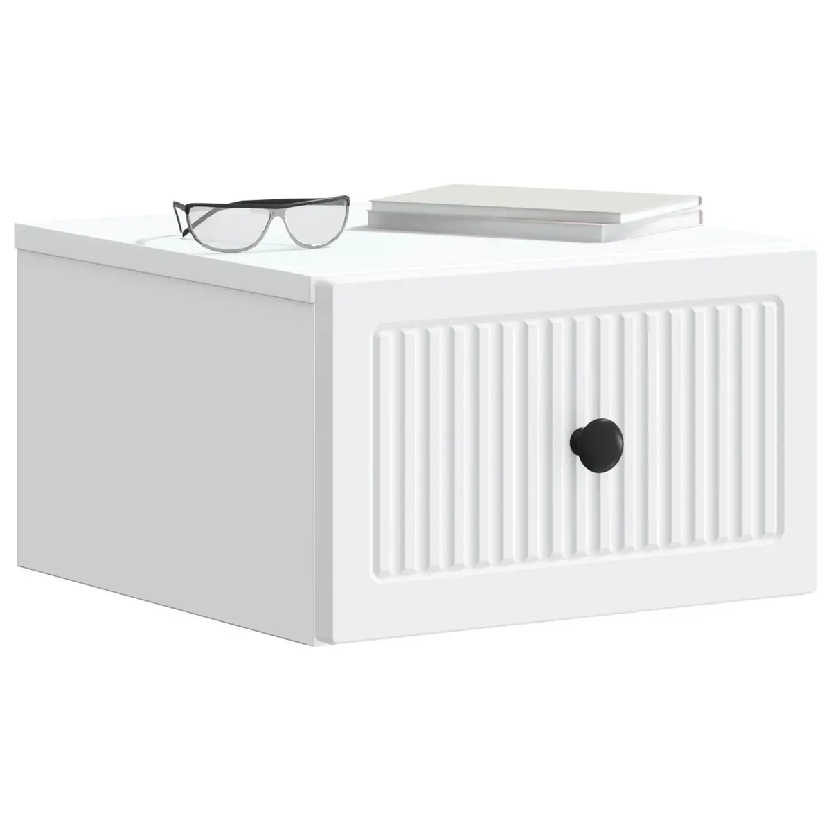 Floating Bedside Cabinet with Easy Storage