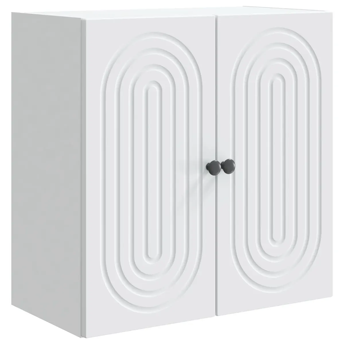 Wall-Mounted Storage Cabinet Vintage White 59 x 31 x 60 cm