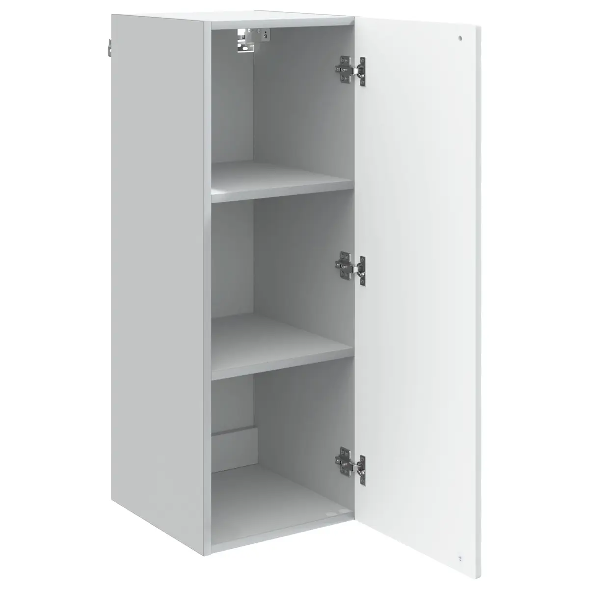 Engineered Wood Wall-Mounted Storage Cabinet Vintage White 33 x 34.5 x 90 cm