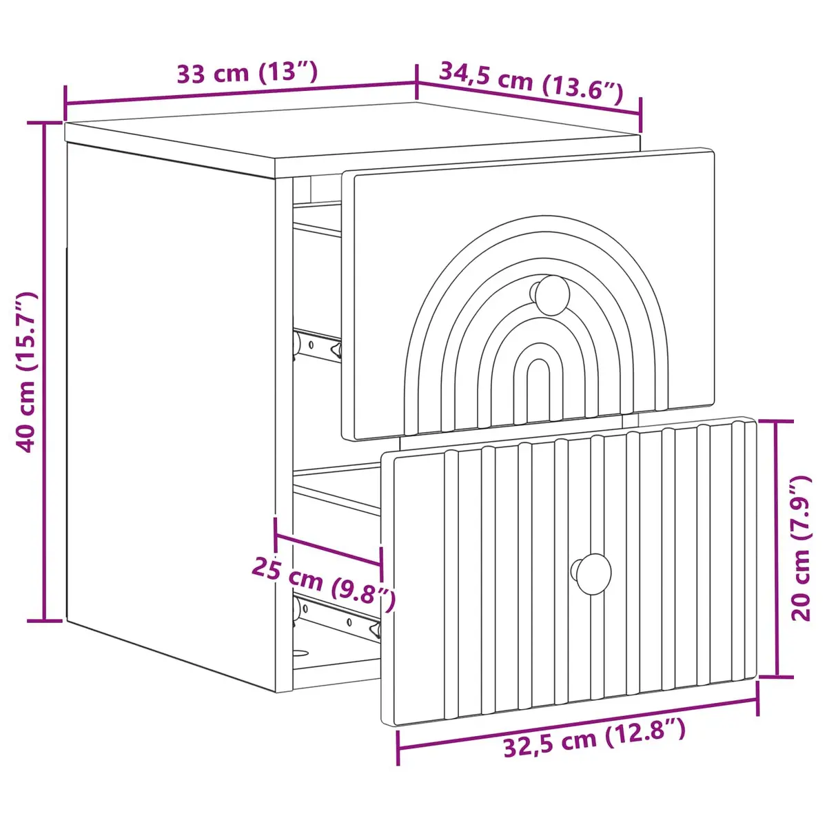 Wall-Mounted Nightstand
