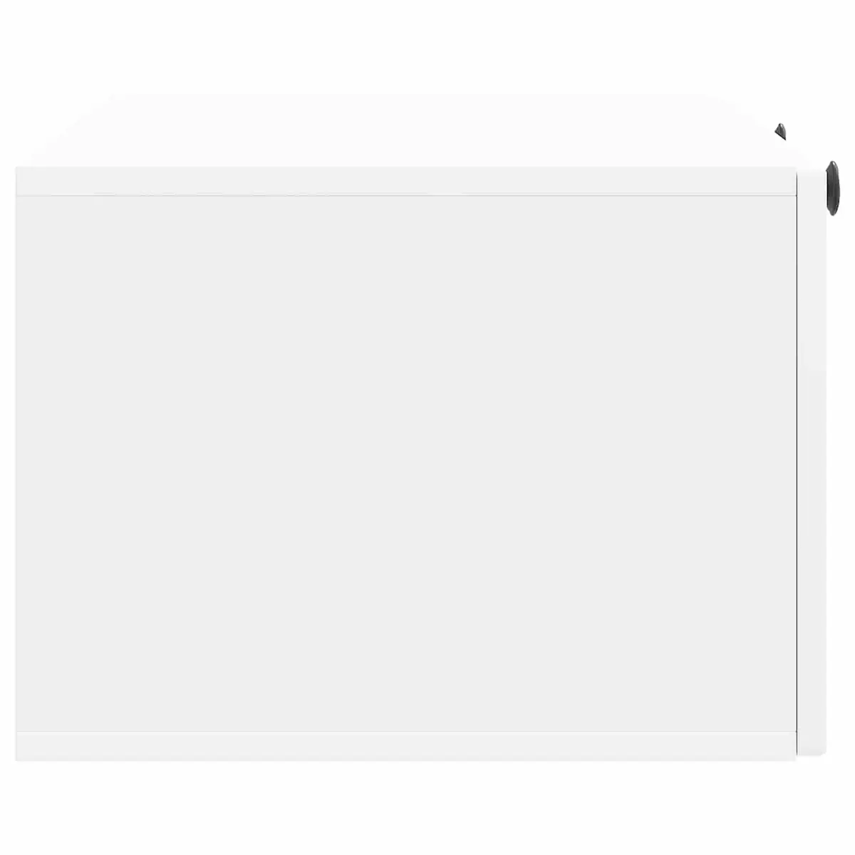 Wall-Mounted TV Cabinet White Storage Unit 78.5cm