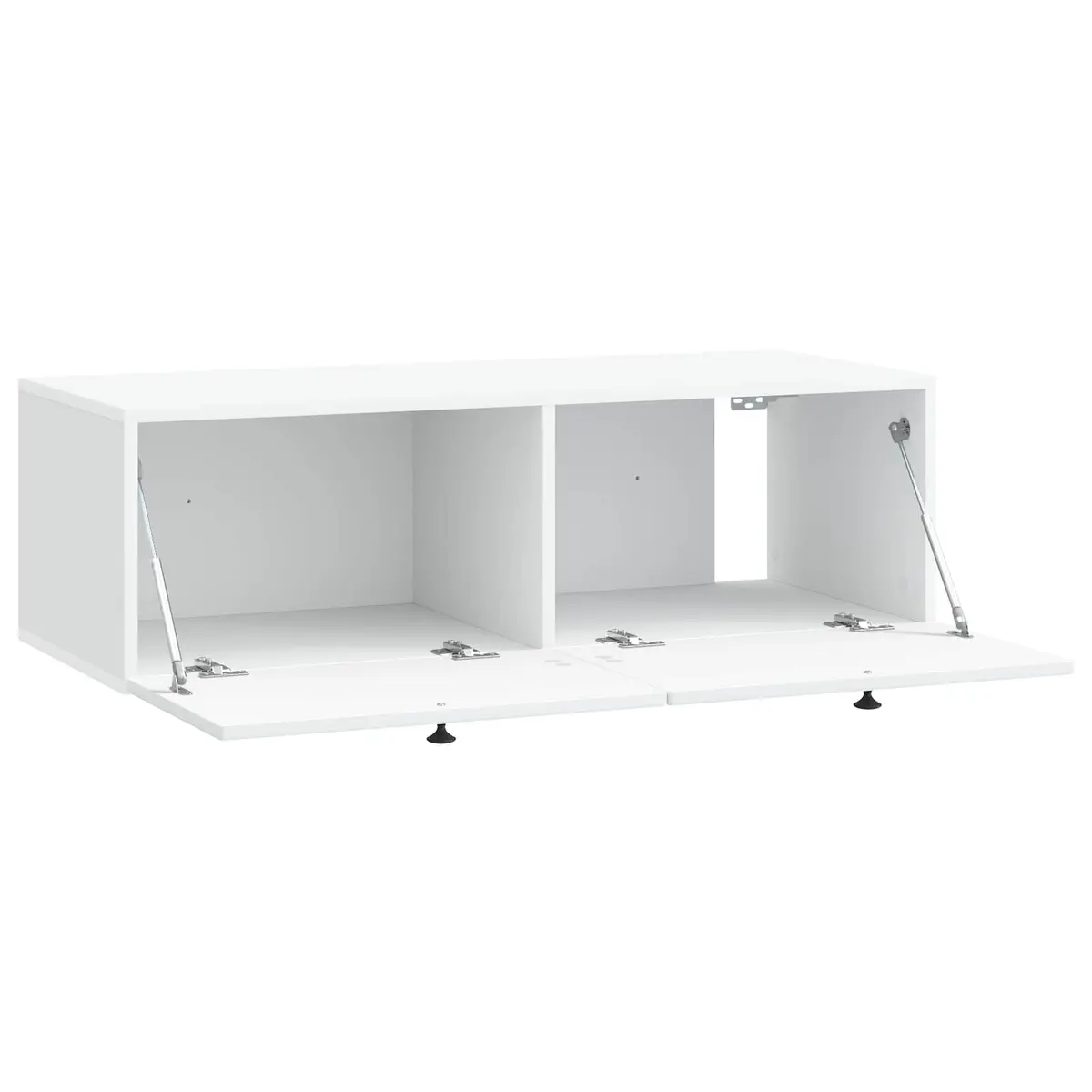 Wall-Mounted TV Cabinet White Engineered Wood 99 x 41 x 30 cm
