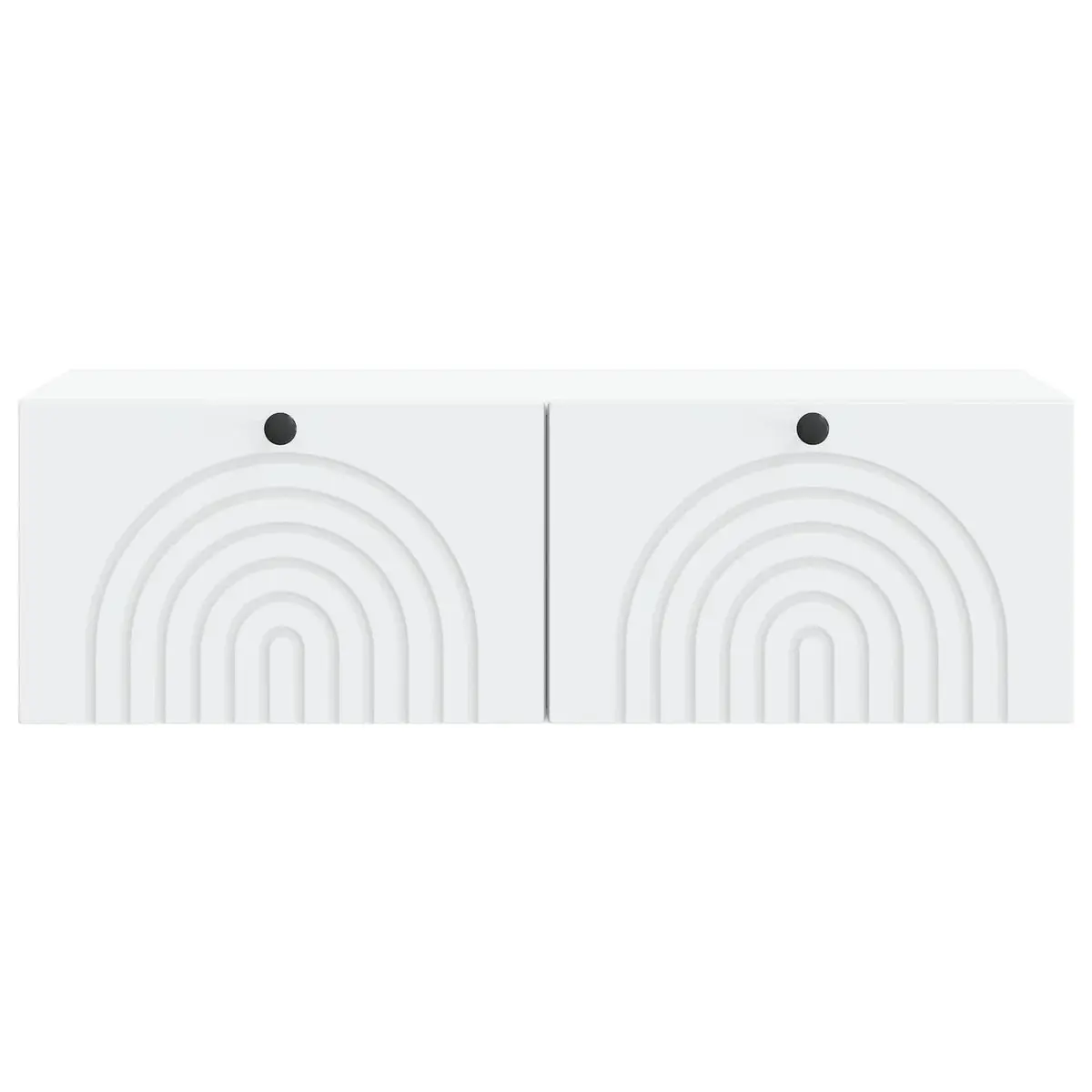 Wall-Mounted TV Cabinet White Engineered Wood 99 x 41 x 30 cm