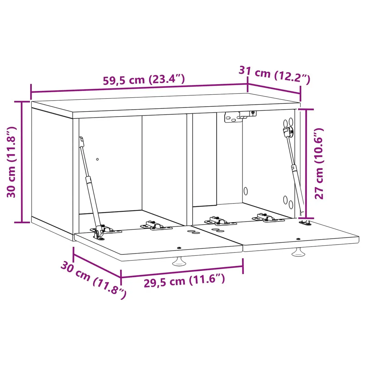 Wall-Mounted TV Cabinet