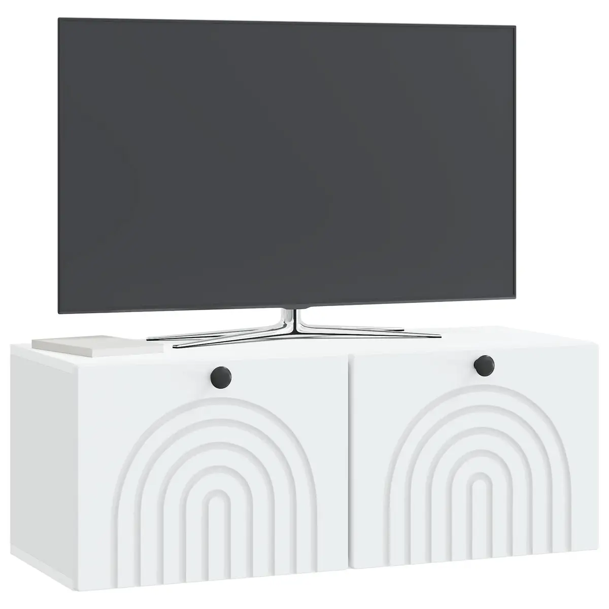 Wall-Mounted TV Cabinet White 78.5 x 31 x 30 cm Storage Unit