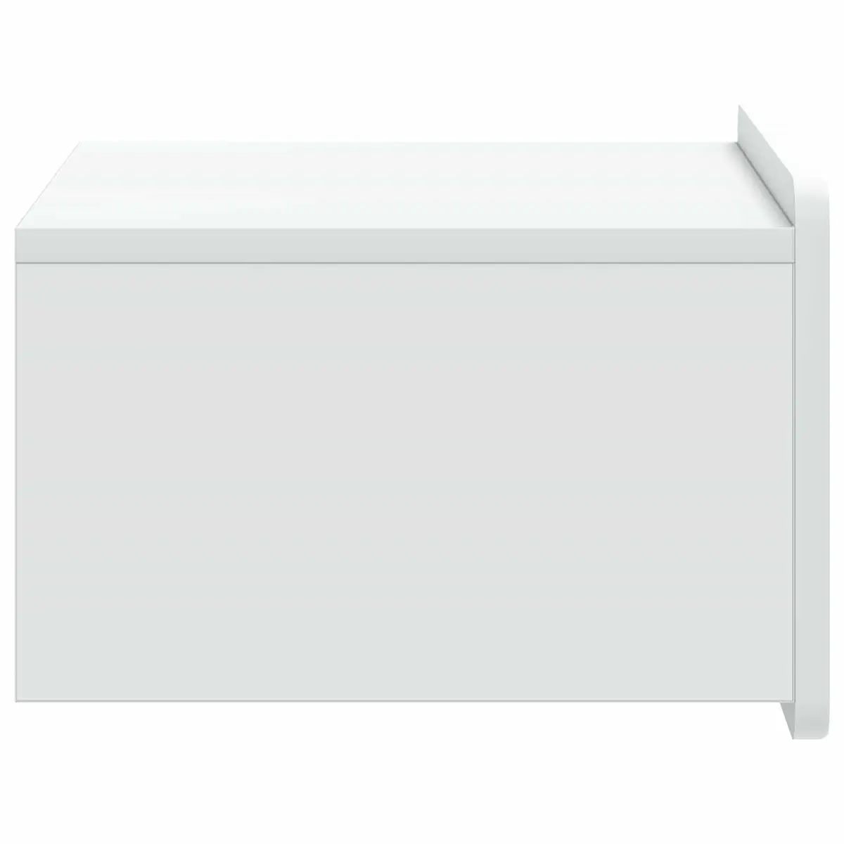 Wall-Mounted Bedside Cabinet Storage Unit White Bedroom Furniture Drawer