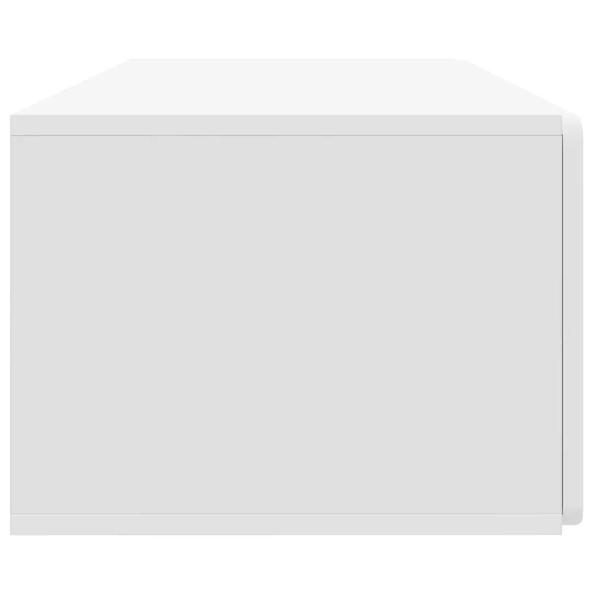 Wall-Mounted TV Cabinet Modern White 98x41x30cm