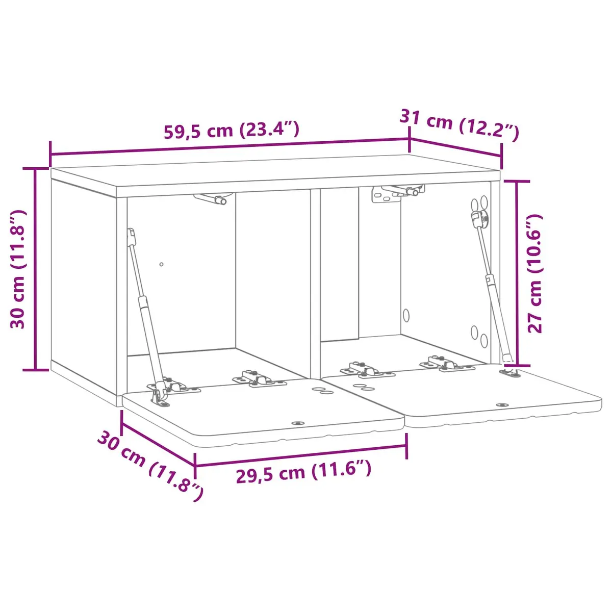 Wall-Mounted TV Cabinet