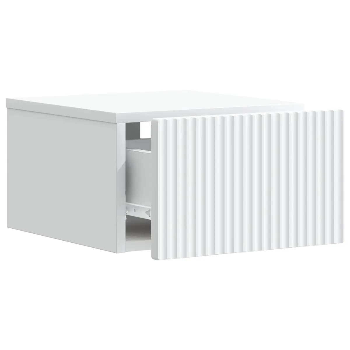Wall-Mounted Bedside Cabinet with Drawers 33x34.5x20cm