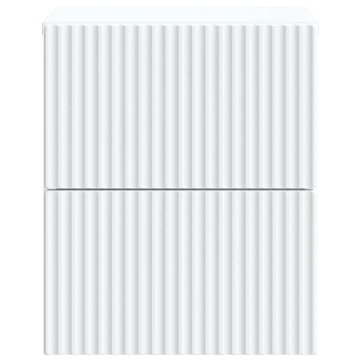 Wall-Mounted Bedside Cabinet White Engineered Wood Storage Shelf 33x34.5x40cm