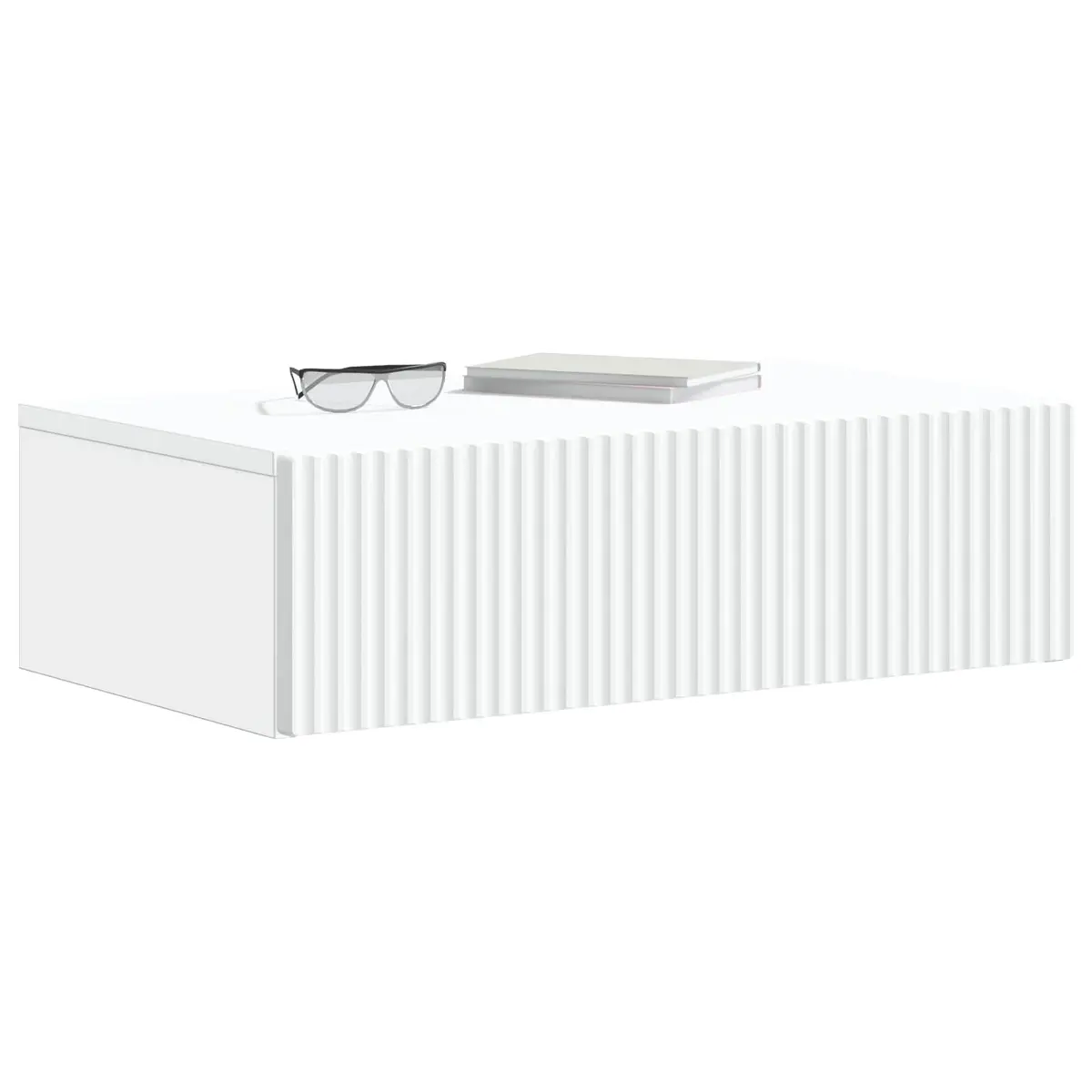 White Floating Table for Home Spaces