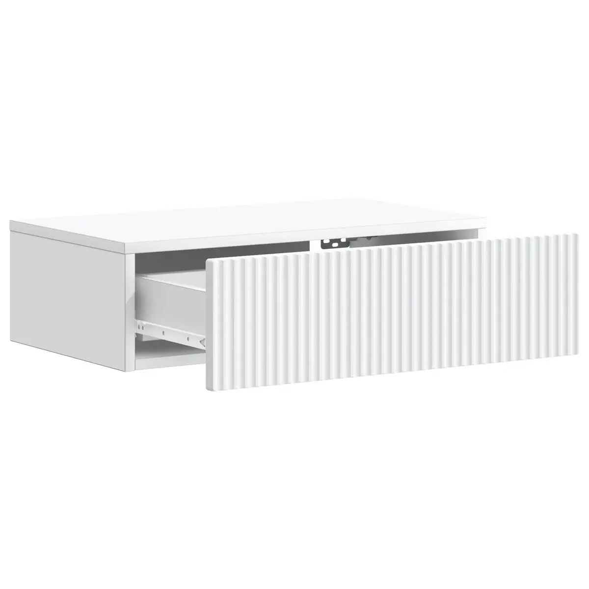 White Floating Table for Home Spaces