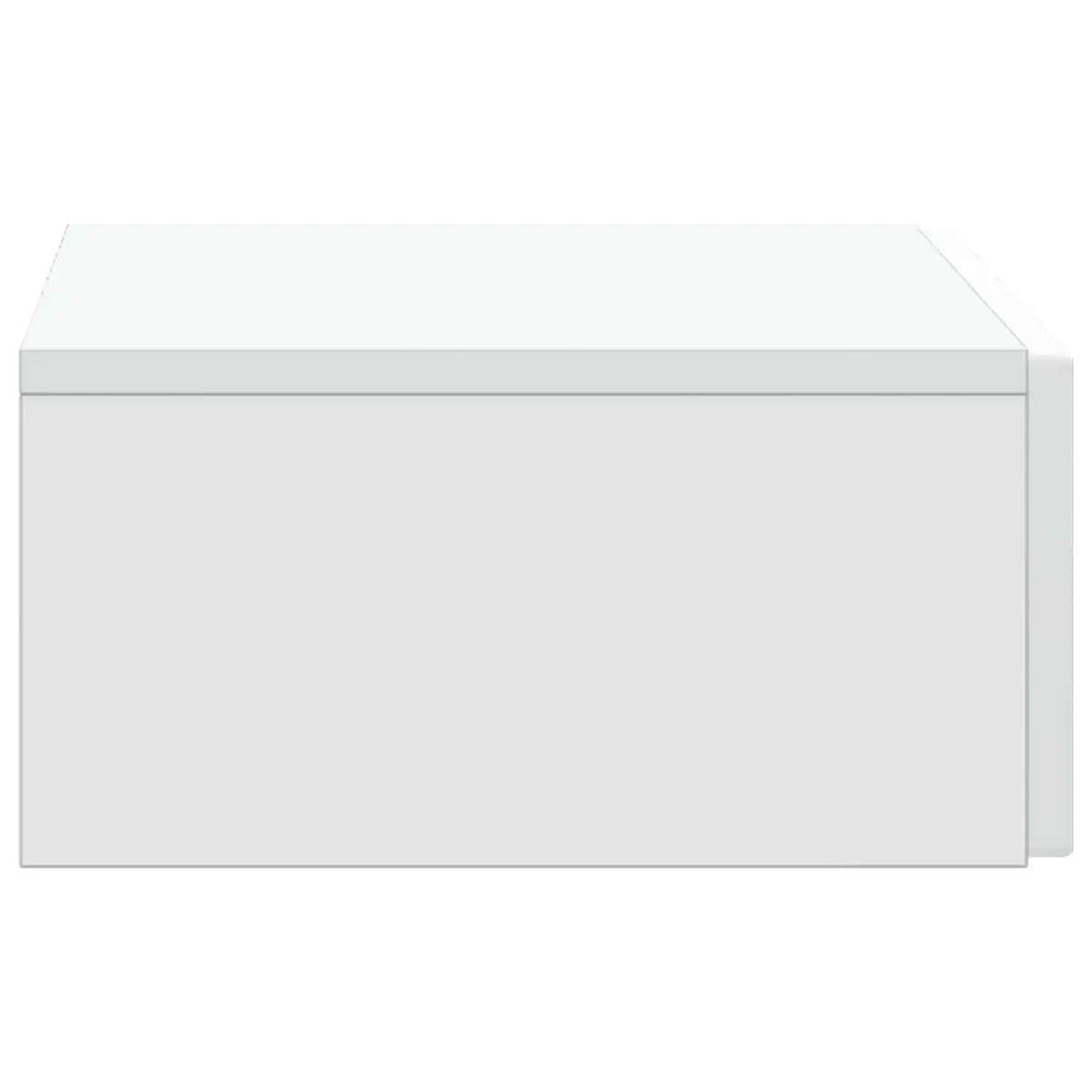 White Floating Table for Home Spaces