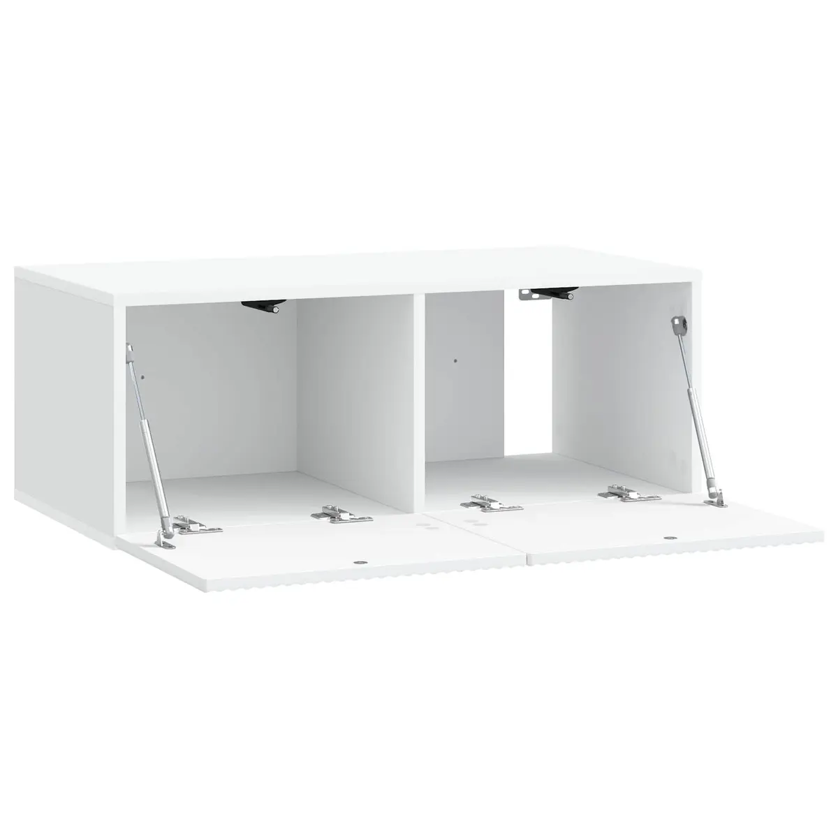 Wall-Mounted TV Cabinet Modern White Engineered Wood 78.5cm