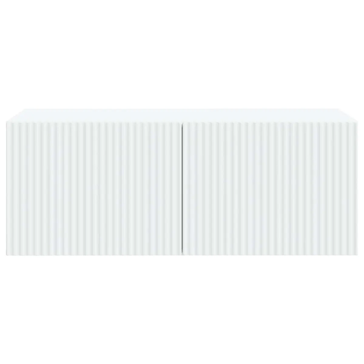 Wall-Mounted TV Cabinet Modern White Engineered Wood 78.5cm