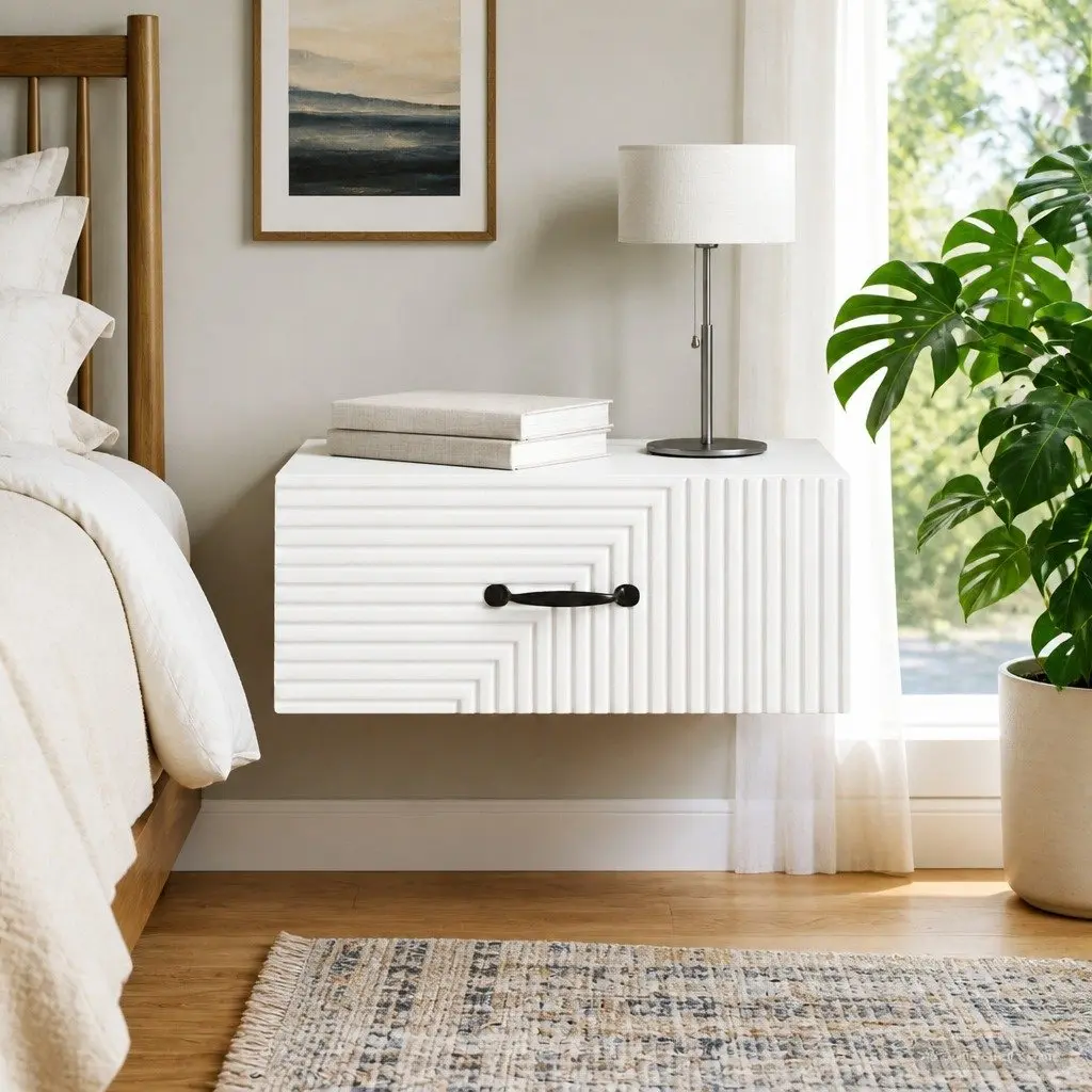 Wall-Mounted Bedside Cabinet