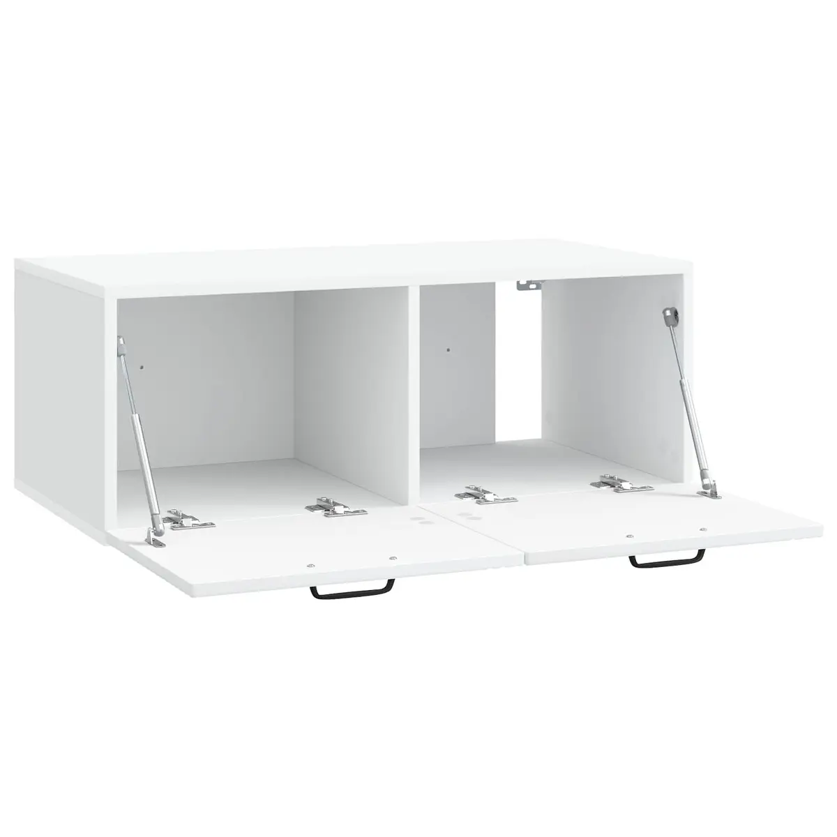 Wall-Mounted TV Cabinet Modern White 78.5 x 41 x 30 cm Storage Unit
