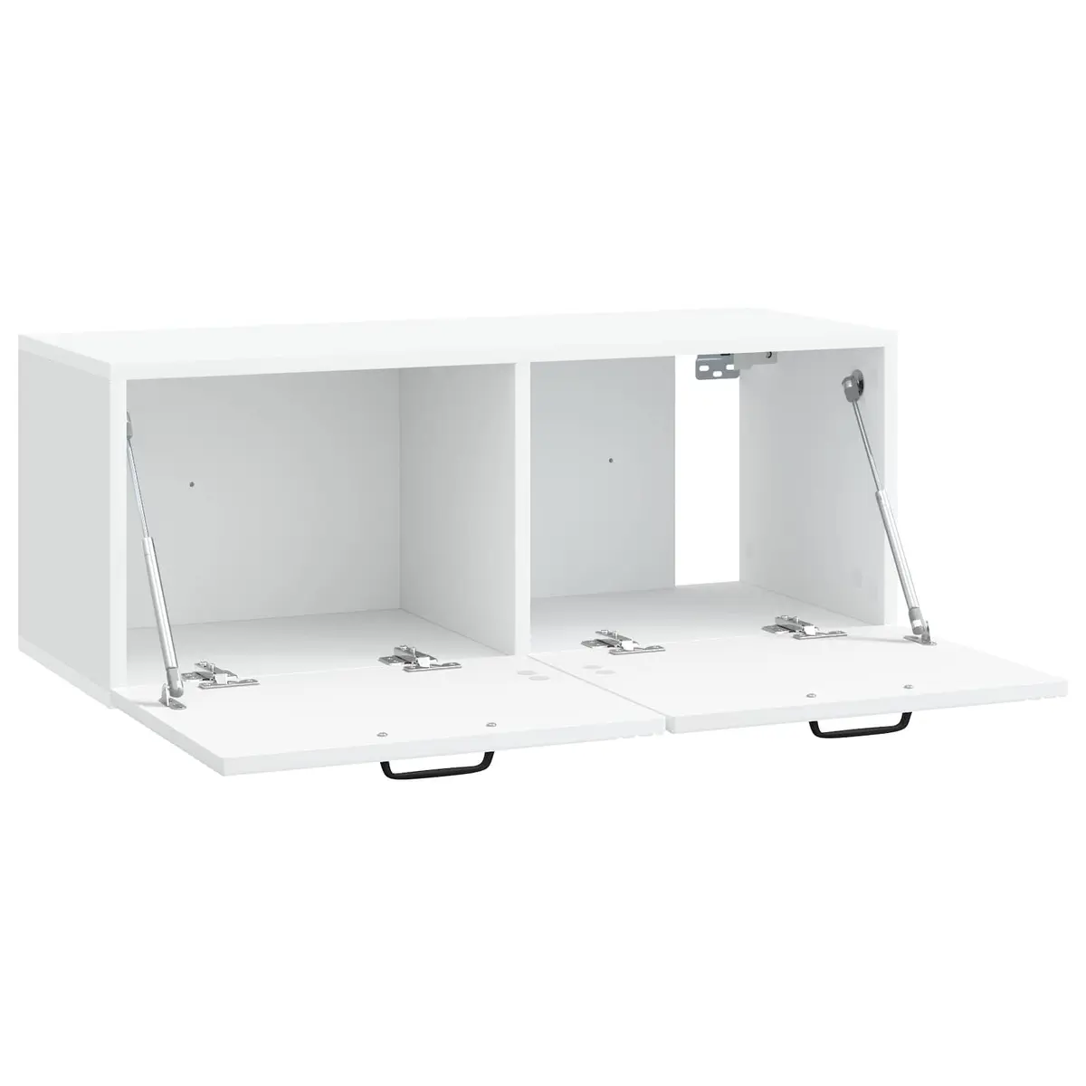 Wall-Mounted TV Cabinet in White