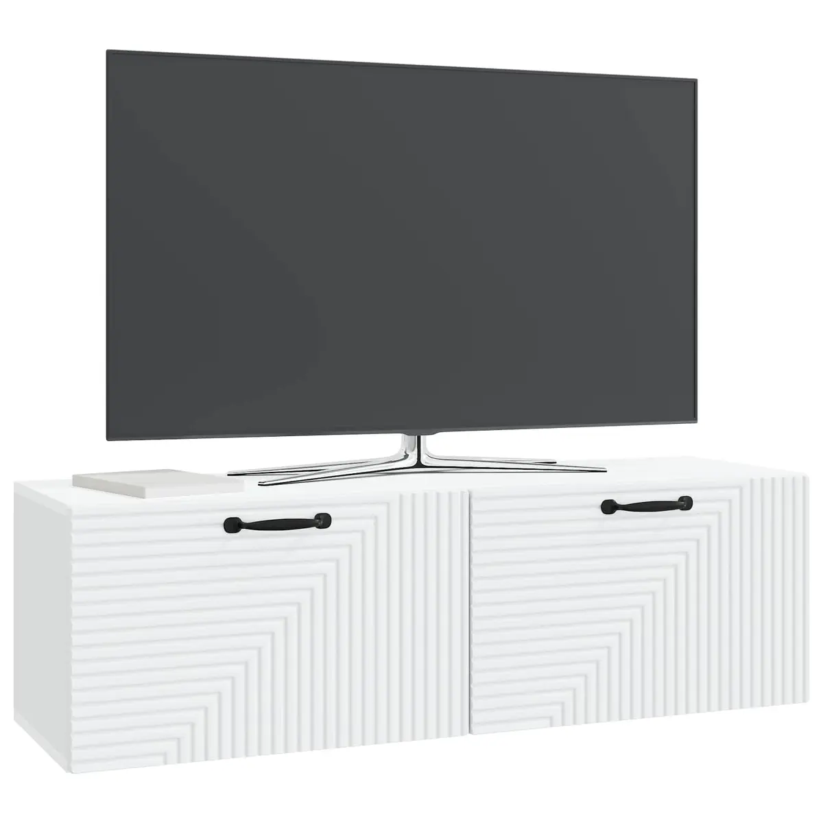 Wall-Mounted TV Cabinet White Modern 98 x 31 x 30 cm