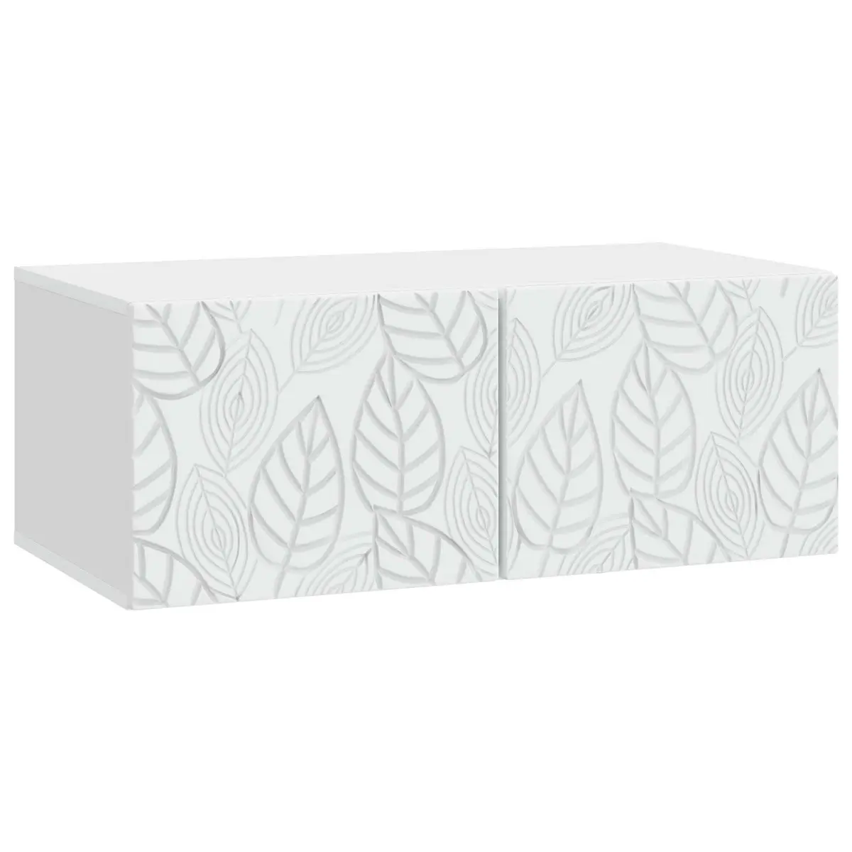 Wall-Mounted TV Cabinet White Engineered Wood 78.5 x 31 cm