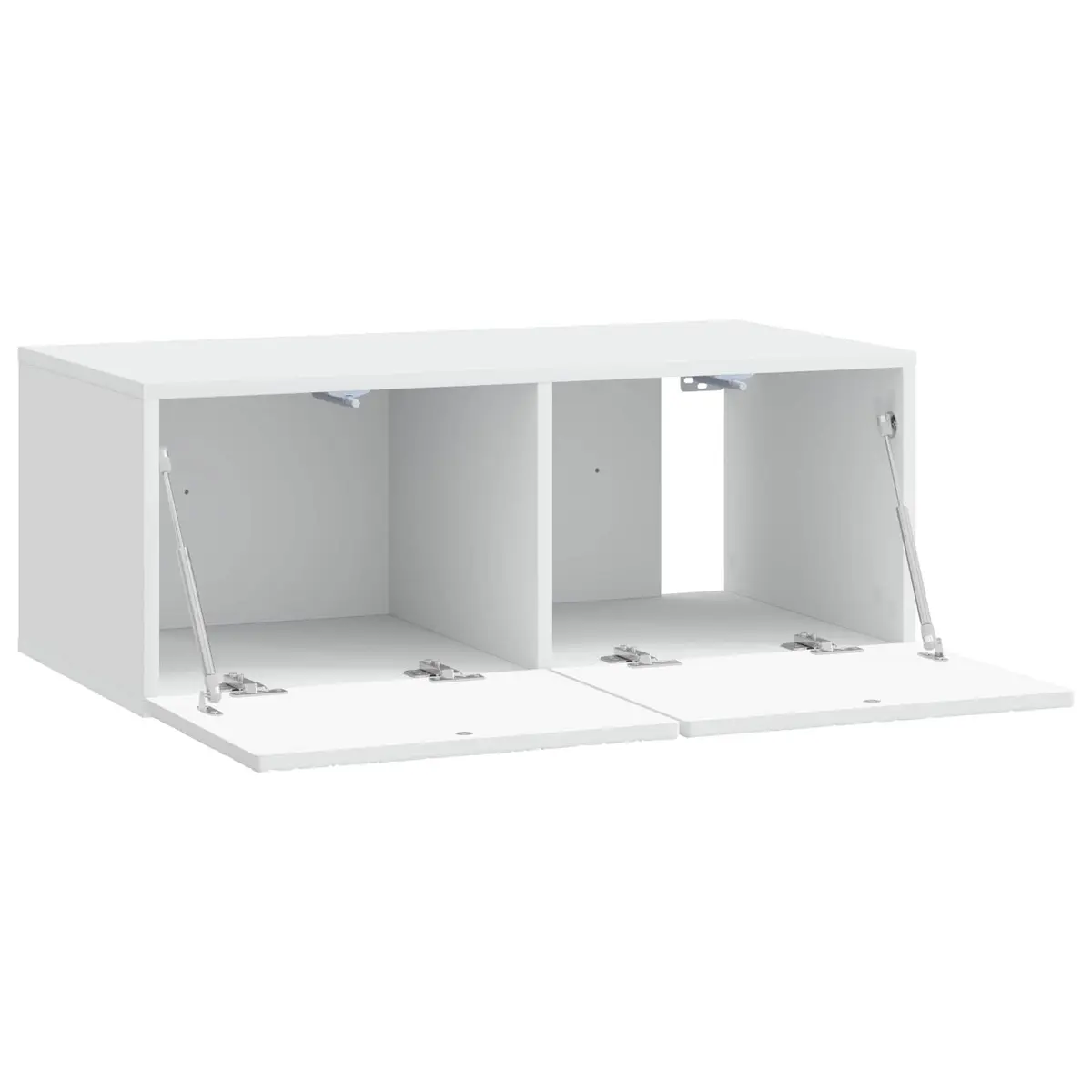 Wall-Mounted TV Cabinet White Engineered Wood 78.5 x 31 cm