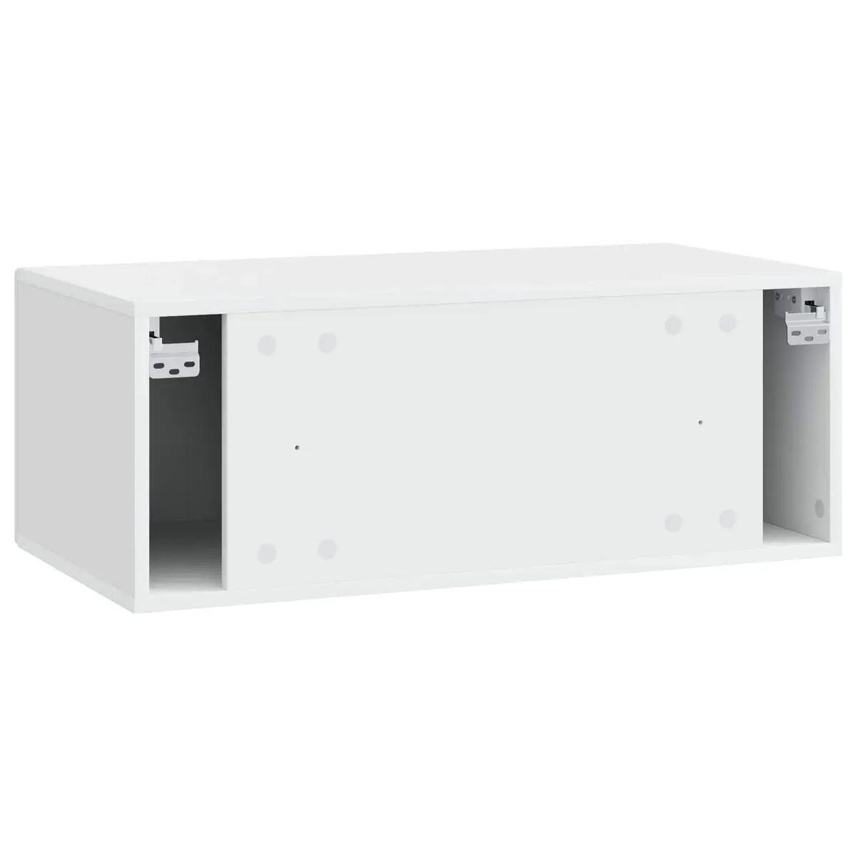 Wall-Mounted TV Cabinet White Engineered Wood 78.5 x 31 cm