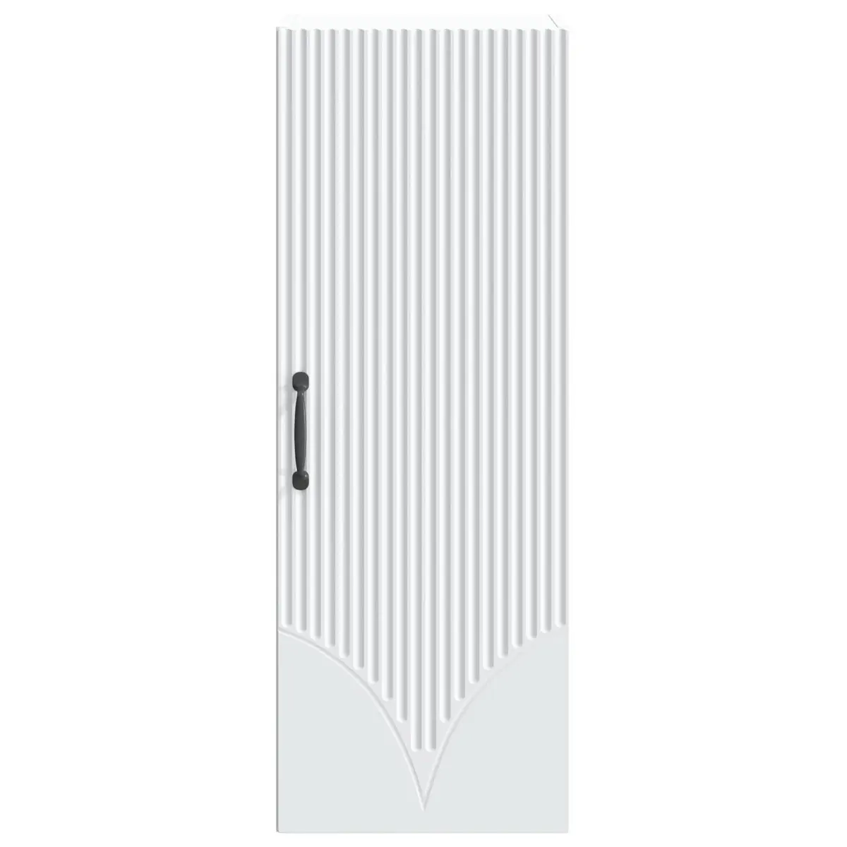 Wall-Mounted Storage Cabinet Modern White Engineered Wood 90cm