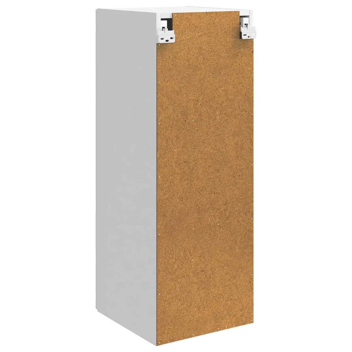 Wall-Mounted Storage Cabinet Modern White Engineered Wood 90cm