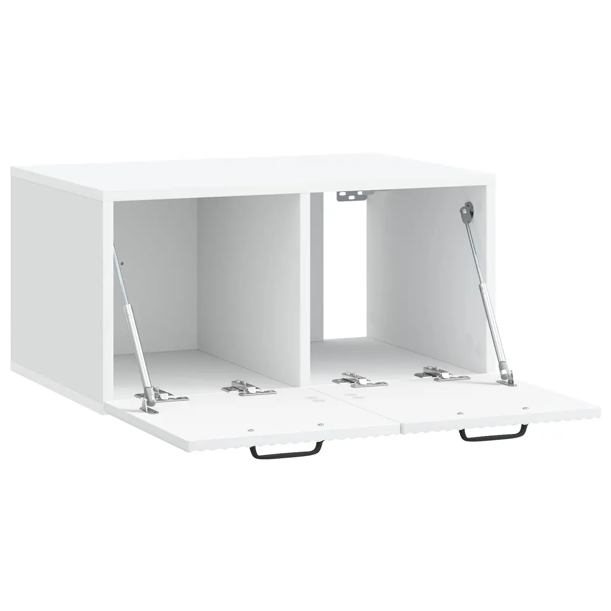 Wall-Mounted TV Cabinet White Modern Storage Unit Living Room Media Console