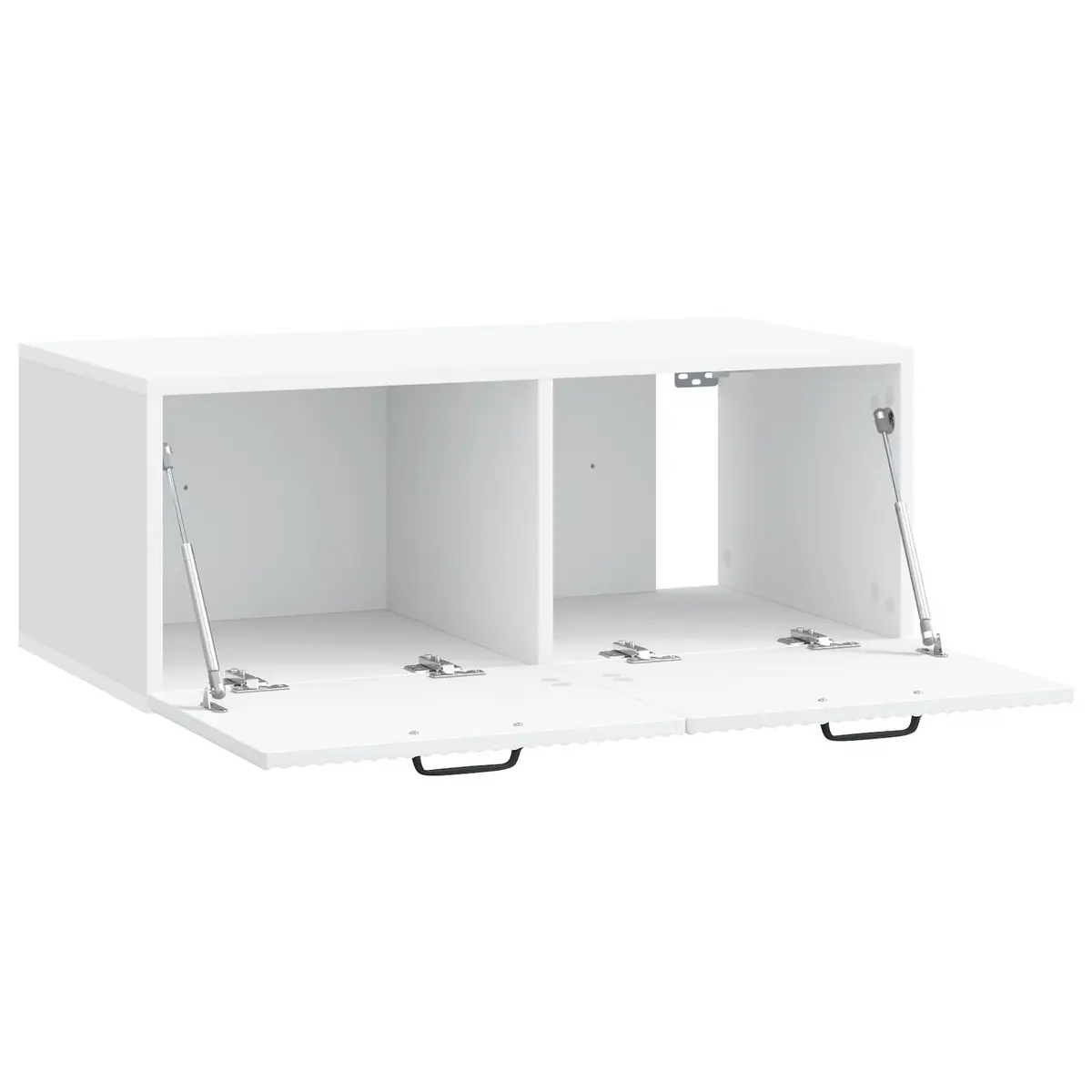 Wall-Mounted TV Cabinet White Modern Storage Unit 78.5 x 41 x 30 cm