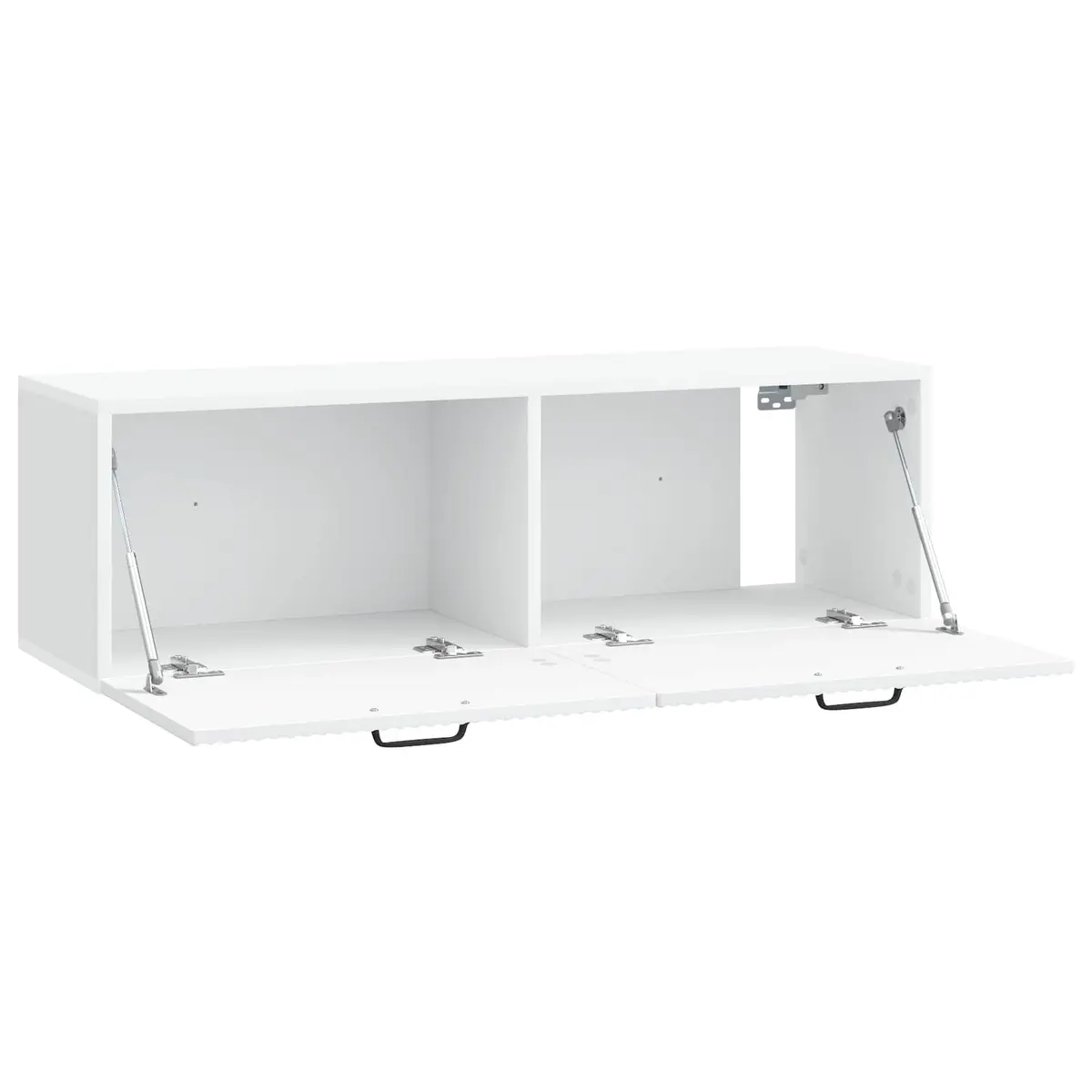 Wall-Mounted TV Cabinet in White