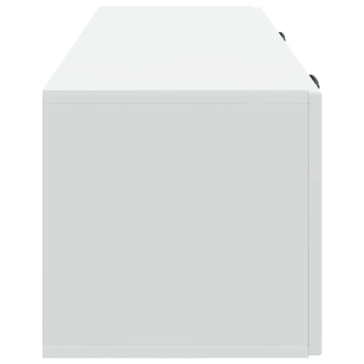 Wall-Mounted TV Cabinet in White