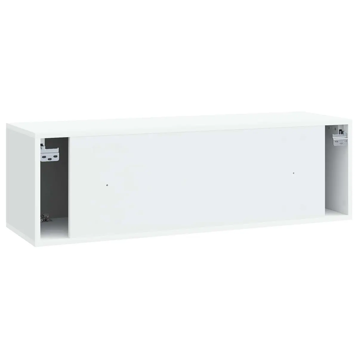 Wall-Mounted TV Cabinet in White