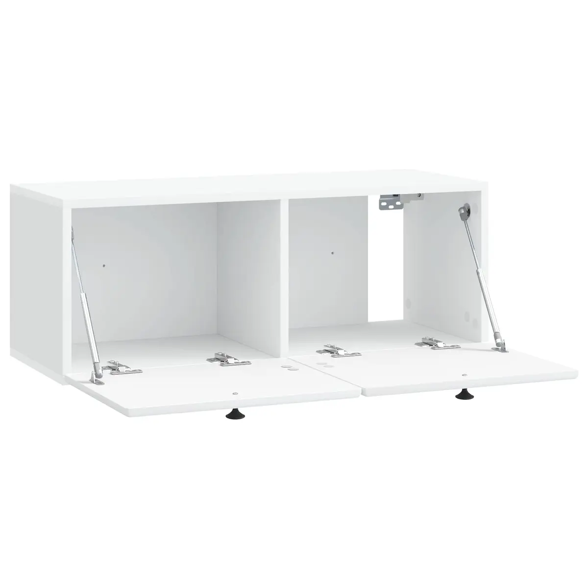 Wall-Mounted TV Cabinet 78.5 x 31 x 30 cm White Engineered Wood Storage Unit