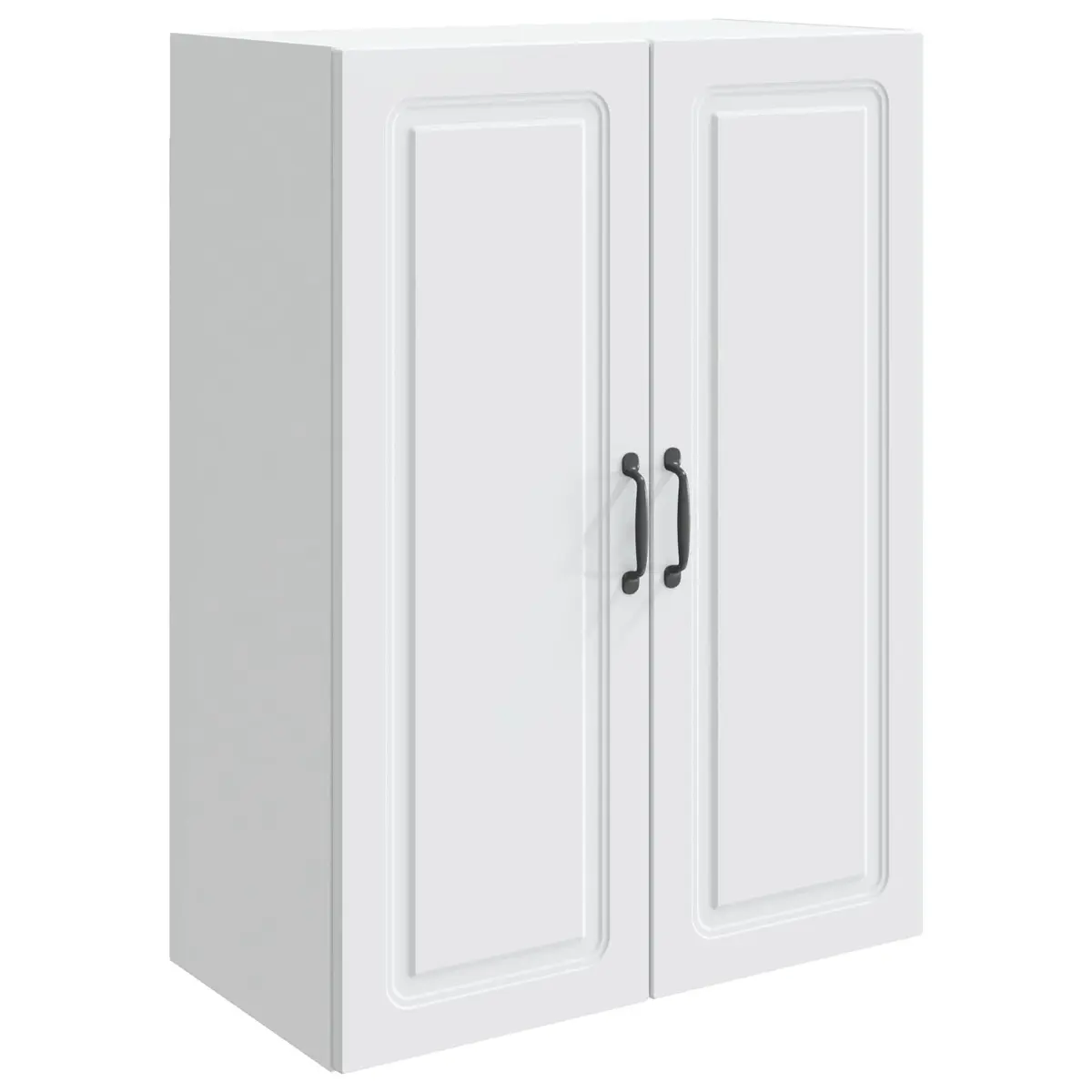 Wall-Mounted Storage Cabinet Engineered Wood White 66x34.5x90cm