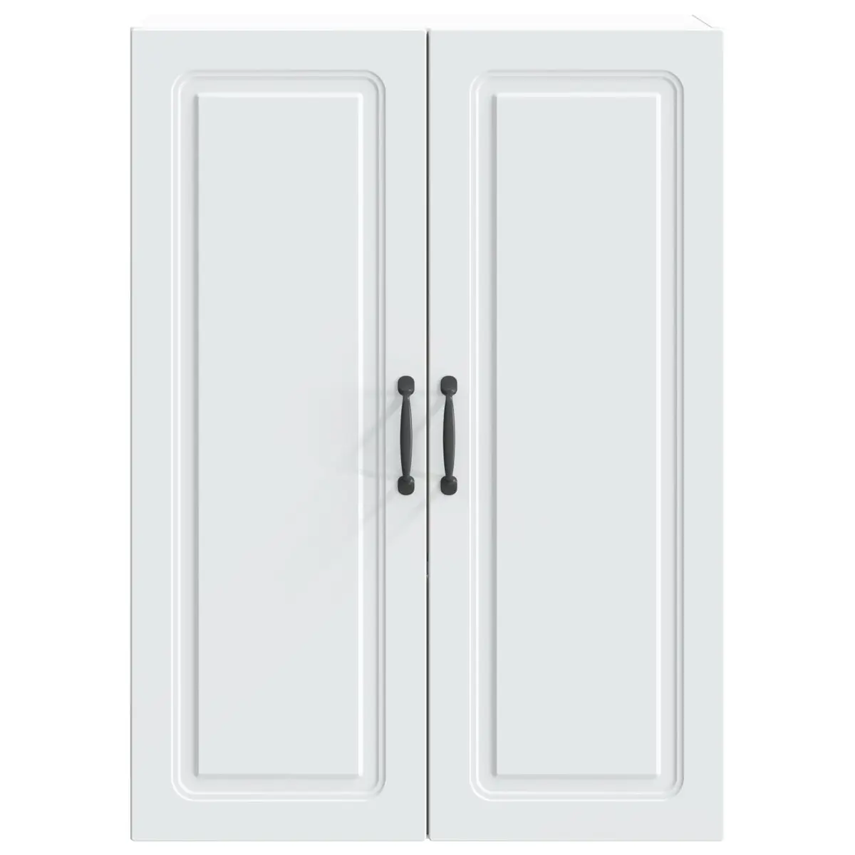 Wall-Mounted Storage Cabinet Engineered Wood White 66x34.5x90cm