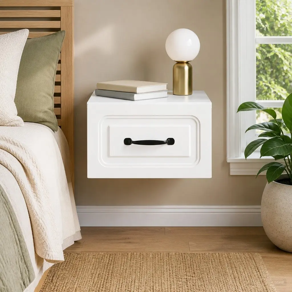 Wall-Mounted Bedside Cabinet
